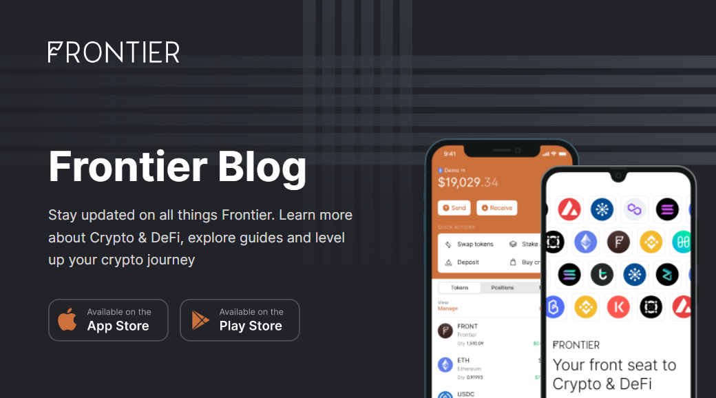 Our custom Ghost theme implementation for Frontier's blog